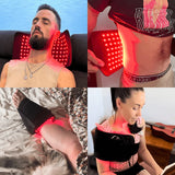 Red Light Therapy - Infrared Light Therapy Wrap Belt Pain Relief - 50% OFF