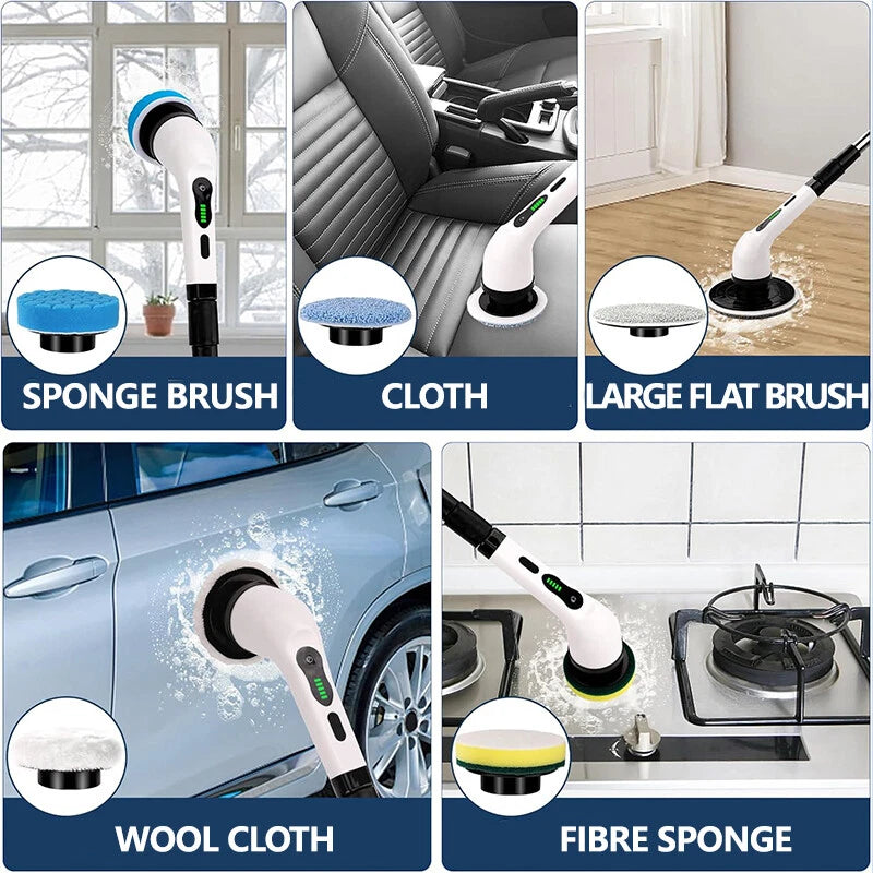 8-in-1 Cordless Electric Cleaning Brush - 50% OFF