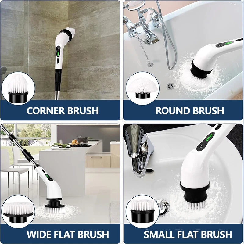 8-in-1 Cordless Electric Cleaning Brush - 50% OFF